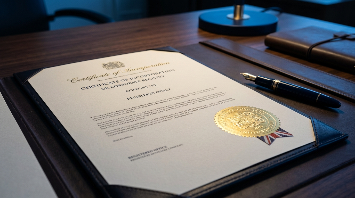 UK Corporate Registration Document